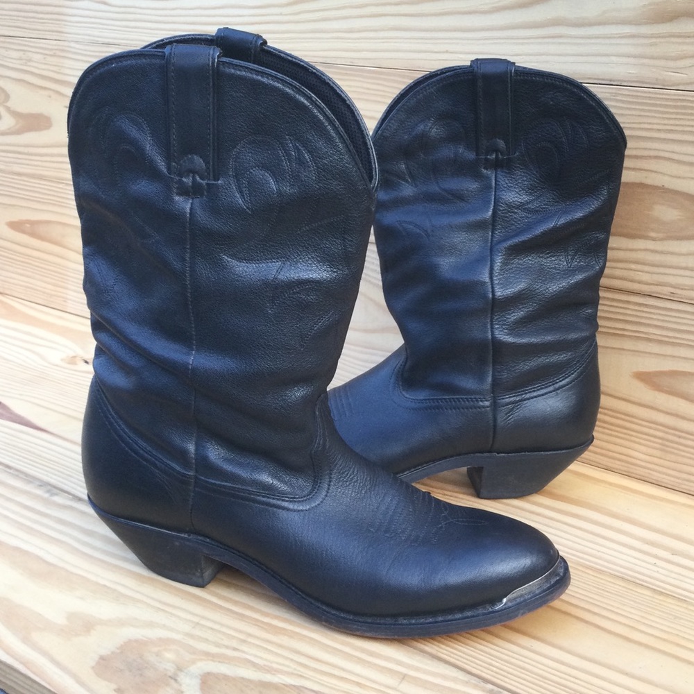 DURANGO Black Western Boots Size 9